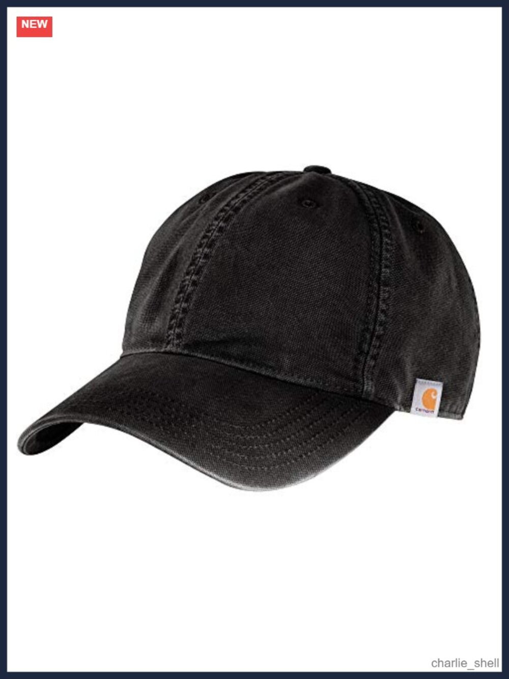 Carhartt Cotton Canvas Baseball Cap Light-Structured Medium-Profile Pre-Curved